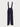 yvy sleeveless navy blue jumpsuit with plunge back, back view