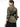 View from the back of a model wearing the asymmetric wrap body piece