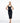black classic midi dress with square neck