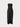 Black strapless yvy tube midi dress with a sleek, fitted silhouette.