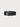 yvy leather buckle choker in black with silver hardware