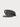 thin black yvy eyelet belt with silver hardware