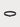 yvy leather minimalist choker in black with silver hardware