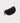 yvy black leather moon bag with logo embossing