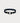 yvy leather ring choker in black with gold hardware