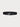 yvy leather thin buckle belt 5 in black with silver hardware