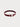 yvy leather ring choker in bordeaux and gold hardware